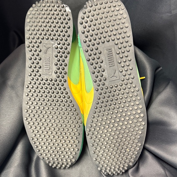 Puma Green and Yellow Athletic Shoes - Picture 5 of 9